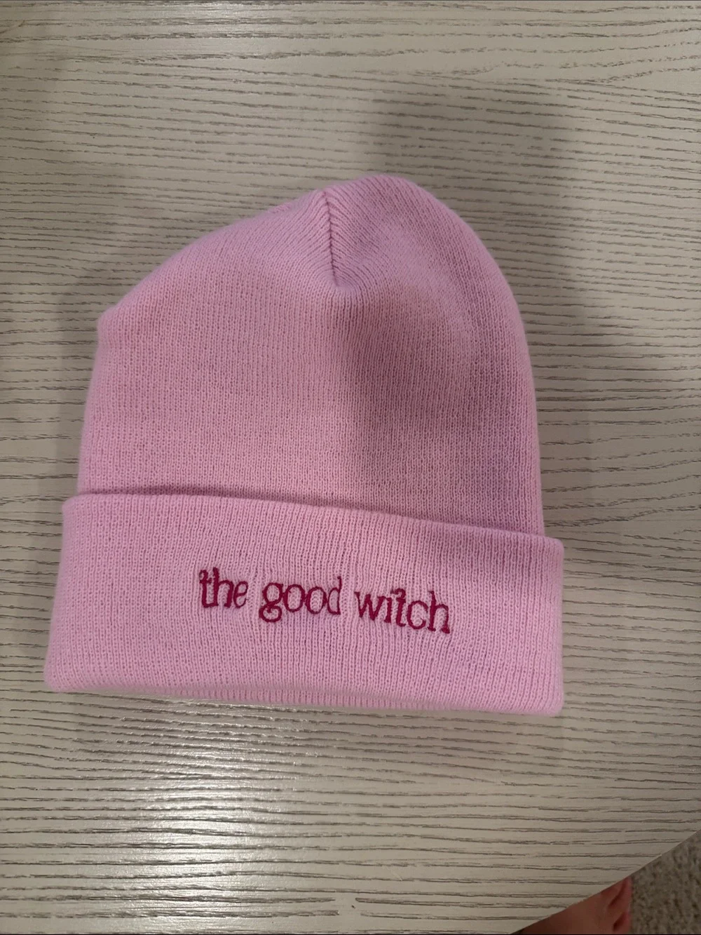 The Good Witch Pink Knit Beanie - Women Accessories
